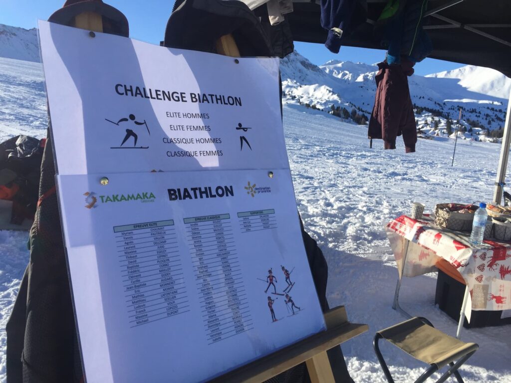 Votre challenge biathlon à La Plagne DP Expériences