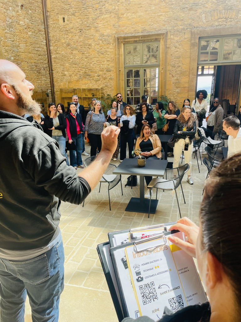Consignes de l’activité de team building sur le thème du cinéma.